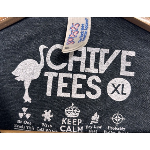 Bill Murray Chive Tees T-Shirt Heather Dark Grey, XL - Picture 3 of 4